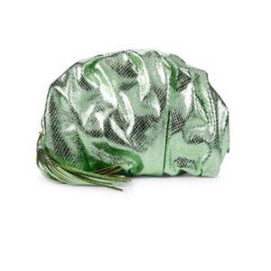 Rebecca Minkoff- Ruched Clutch in color mint